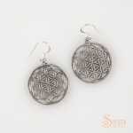 Sterling Silver Flower Earrings on Hok